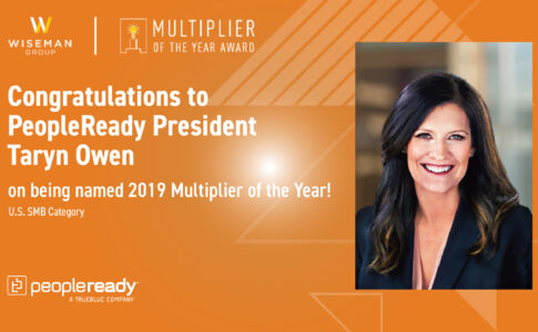 PeopleReady President Taryn Owen Wins Multiplier of the Year Award