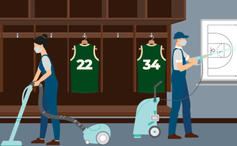 JobStack Helps 2021 NBA Champion Milwaukee Bucks Find Cleaning Staff