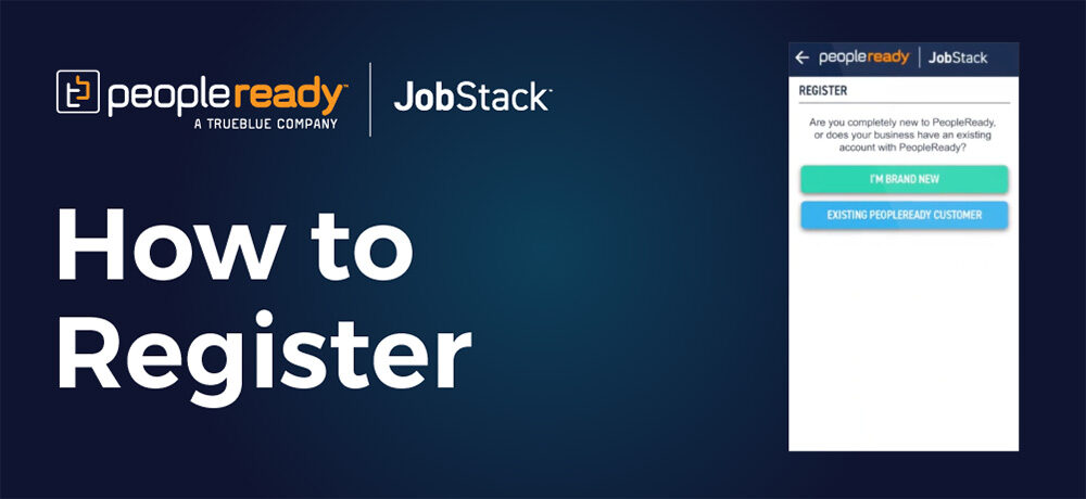 Play How to Register Tutorial Video - PeopleReady JobStack