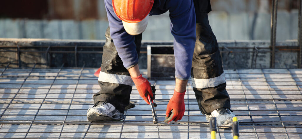 construction worker working on a job site