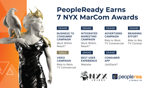 PeopleReady Earns Top Honors for Marketing Excellence with 7 NYX MarCom Awards