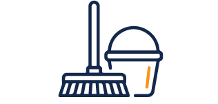 Janitorial equipment icon