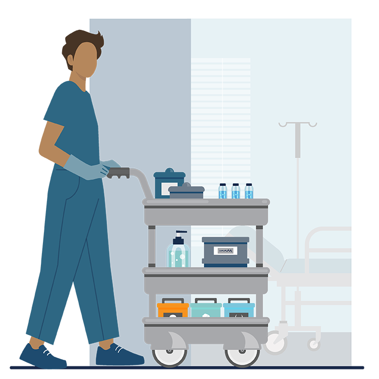 Facility services staffing for healthcare