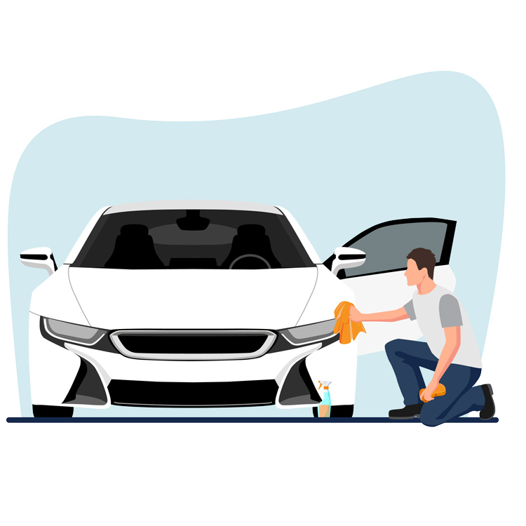 Inspection, reconditioning and auto detailing center staffing